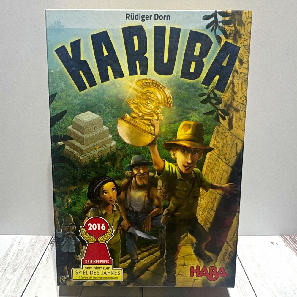 HABA Karuba Adventure Board Game 2P Ages 8+ 2016 Spiel des Jahres Award